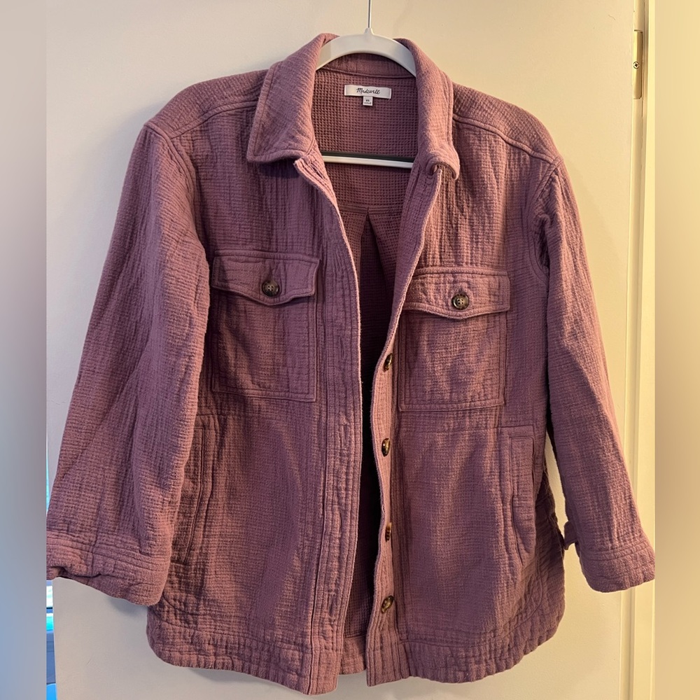 Madewell Waffleback Branner Shirt Jacket